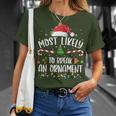 Most Likely To Break An Ornament Family Christmas T-Shirt Gifts for Her