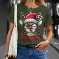 Matching Family Christmas 2023 Rudolph Reindeer T-Shirt Gifts for Her