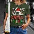 Matching Family Christmas Cousin Crew 2023 Elf Squad Xmas Pj T-Shirt Gifts for Her