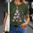 Merry Catmas Christmas Tree Cats Xmas Meow Christmas T-Shirt Gifts for Her