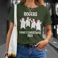 Rogers Family Name Rogers Family Christmas T-Shirt Gifts for Her