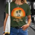 Santa Cruz California Vintage Retro Ca Surfing T-Shirt Gifts for Her