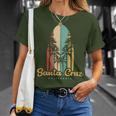 Santa Cruz City California Vintage Retro T-Shirt Gifts for Her