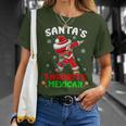 Santa's Favorite Mexican Christmas Holiday Mexico T-Shirt Gifts for Her