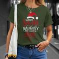 Sorry Santa Naughty Feels So Nice No Regrets Xmas Pajamas T-Shirt Gifts for Her