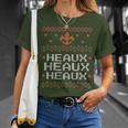 Ugly Cajun Christmas Xmas New Orleans Southern Louisiana T-Shirt Gifts for Her