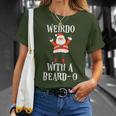 Weirdo With A Beardo Santa Claus T-Shirt Gifts for Her