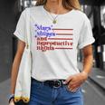 4Th Of July Stars Stripes And Reproductive Rights Womens T-Shirt Gifts for Her