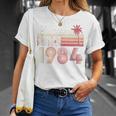 Awesome Since 1984 38Th Birthday Retro Vintage T-Shirt Gifts for Her