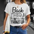 Back That Thing Up Cute Camping Outdoor Adventure T-Shirt Gifts for Her