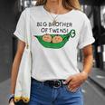 Big Brother Of Twins Two Peas In A Pod T-Shirt Gifts for Her