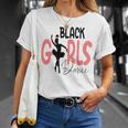Black Ballet Dancer Natural Hair Afro Ballerina Dance T-Shirt Gifts for Her