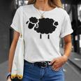 Black Sheep Silhouette T-Shirt Gifts for Her