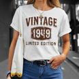 Born In 1949 Limited Edition Birthday Vintage 1949 T-Shirt Gifts for Her