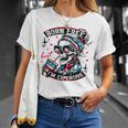 Born Free But Now I'm Expensive 4Th Of July Skeleton T-Shirt Gifts for Her