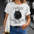 Was Born In June T-Shirt Gifts for Her