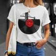 Brooklyn Bridge New York Nyc Vinyl Record T-Shirt Gifts for Her