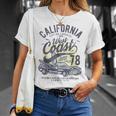 California West Coast Surfing Car Birthday T-Shirt Gifts for Her