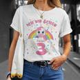 Children's Ich Bin Schon 3 Unicorn White T-Shirt Geschenke für Sie