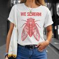 Cicada We Scream 2024 T-Shirt Gifts for Her