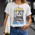 Classic Arcade Gamer Enthusiast Claw Machine Master T-Shirt Gifts for Her