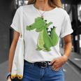 Dabbing Crocodile Dabbendes Crocodile T-Shirt Geschenke für Sie