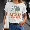 Dada Daddy Dad Father Bruh Husband Fathers Day T-Shirt Gifts for Her