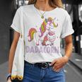 Dadacorn Einhorn Papa Und Baby Weihnachten Papa T-Shirt Geschenke für Sie