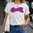 Daddy Pink Gay Bear Lgbt Homosexual Boyfriend Buddy Couples T-Shirt Gifts for Her