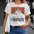 Dibs On The Cowboy Vintage Western Rodeo Country Cowgirls T-Shirt Gifts for Her