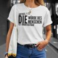 Die Würde Des Menschist Ist Unantastbar Gegen Recht Die T-Shirt Geschenke für Sie