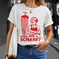 Doner Kebab Doner Shop With Scharf T-Shirt Geschenke für Sie