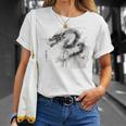 Dragon Japonais Menaçant T-Shirt Cadeaux pour elle