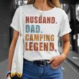 Ehemann Papa Camping Legende Raglan T-Shirt Geschenke für Sie