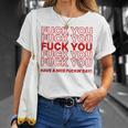 Fuck You Have A Nice Fuckin Day Saying Graphic T-Shirt Cadeaux pour elle