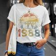 36 Years Old May 1988 Vintage 36Th Birthday Men T-Shirt Gifts for Her