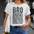 Brother Bro Names Sibling Family Or Friends T-Shirt Gifts for Her