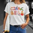 Ciao Bella Saying Italy Garden For Italian Foods Lover T-Shirt Gifts for Her