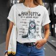 Siberian Husky Dog Holder Anatomy Dog T-Shirt Geschenke für Sie