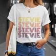 Stevie First Name Vintage Stevie T-Shirt Gifts for Her