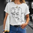 Fuzz Pedal Schematic Diagram Germanium Pnp Circuit Effects T-Shirt Gifts for Her