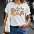 Groovy Dad Retro Father Matching Family 1St Birthday Party T-Shirt Gifts for Her