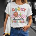 Groovy Donut Stress Just Do Your Best Testing Day Teachers T-Shirt Gifts for Her