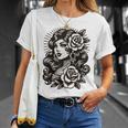 Gypsy Lady Vintage Tattoo Style T-Shirt Gifts for Her