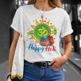 Happy Festival Of Colors Happy Holi Om Hindu Indian T-Shirt Gifts for Her