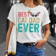 Herren Beste Katze Papa Jemals Lustig Orientalisch Kurzhaar Katze P Raglan T-Shirt Geschenke für Sie