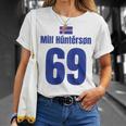 Iceland Sauf Jersey 69 Mallorca Sauf Jersey Milf Hunterson S T-Shirt Geschenke für Sie