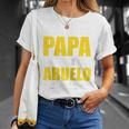 Ich Habe Zwei Titel Papa Und Abuelo Opa Spanien Raglan T-Shirt Geschenke für Sie