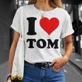 Ich Liebe Tom T-Shirt Geschenke für Sie