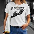 I'm Addicted To Flying Wingsuit Skydiving T-Shirt Gifts for Her